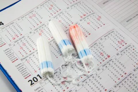 Woman hygiene protection Stock Photos