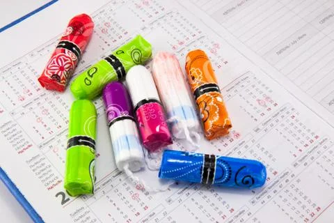 Woman hygiene protection Stock Photos