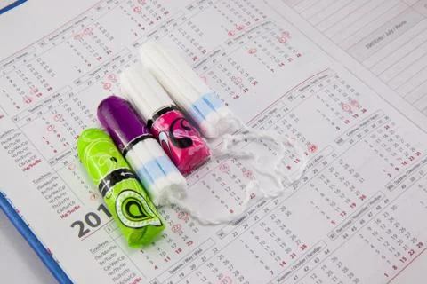 Woman hygiene protection Stock Photos