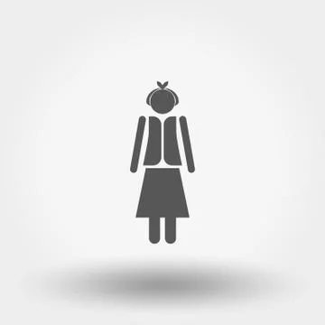 Woman icon Stock Illustration