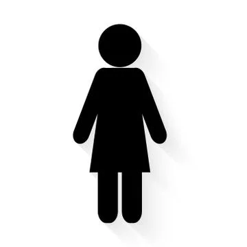Woman icon vector Stock Illustration