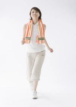 Woman jogging Stock Photos