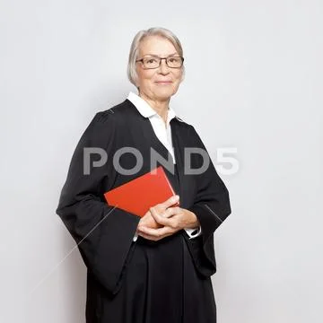 Woman Judge Lawyer Advocate Gown