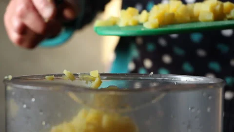 Woman in the kitchen Stock Footage 107338784