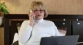 Woman with laptop and cell phone HD Footage