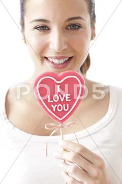 Woman in love Stock Photos