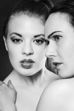 Woman in love Stock Photos