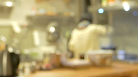 Woman making dinner Stock Footage 101519622