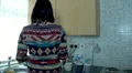 Woman making tea for lots of people HD Footage