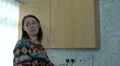 Woman making tea talking, bad mood HD Footage