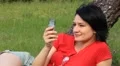 Woman with mobile phone HD Footage