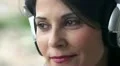 Woman with music player HD Footage