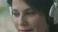 woman with music player HD Footage