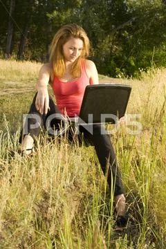 Woman With Notebook