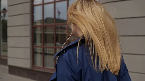 Woman posing passionately on camera Video stock 104545294