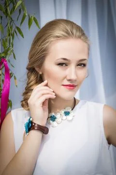 Woman posing Stock Photos
