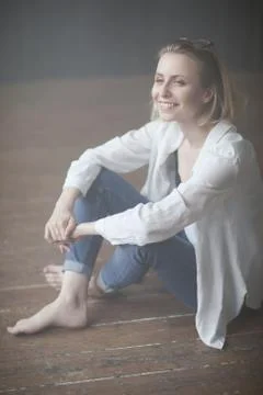 Woman posing Stock Photos