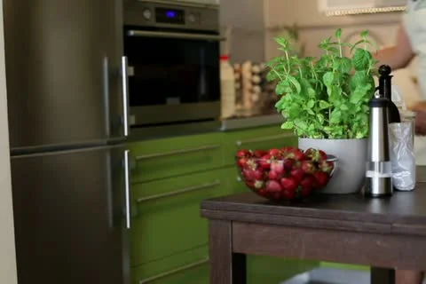 Woman preparing a cake in the kitchen 스톡 동영상 11614997