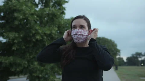 Woman Preparing For Run Stock Footage 135074881