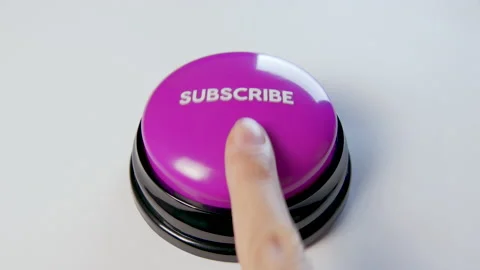 Woman pushing Subscribe button. Subscribe to channel, social media page, emails Stock Footage 149214579