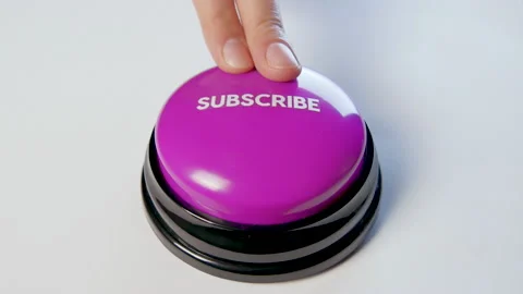 Woman pushing Subscribe button. Subscribe to channel, social media page, emails 動画素材 149215921