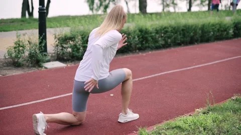 Woman runner training. Stock Footage 160216589