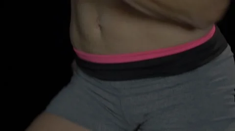 Woman running 库存影片 64646864
