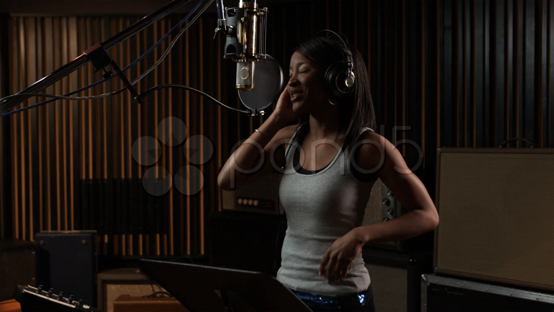 Recording studio session