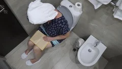 Legs of Woman on Toilet Pulling Down Knickers, People Stock Footage ft.  bare & closet - Envato Elements