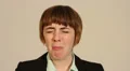 Woman smells something unbearable HD Footage