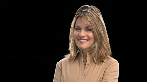 Woman Smiling Stock Footage 754875