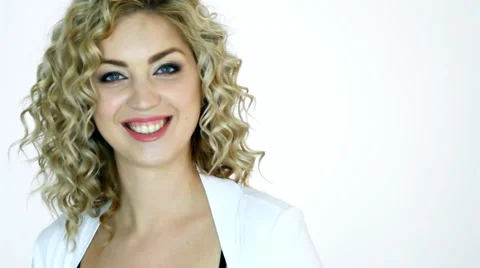 Woman smiling Stock Footage 50239996