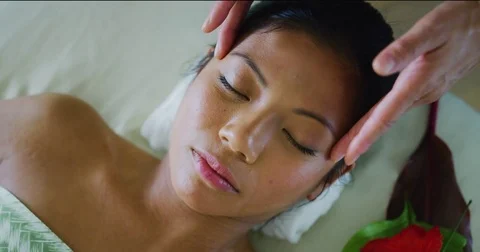 Woman at the Spa Stock Footage 84187366