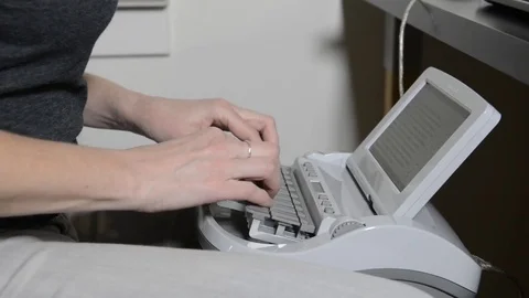 Woman stenographer Stock Footage 73649733