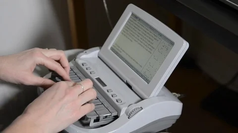 Woman stenographer Stock Footage 73649820