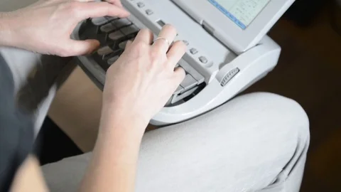 Woman stenographer Stock Footage 73649821