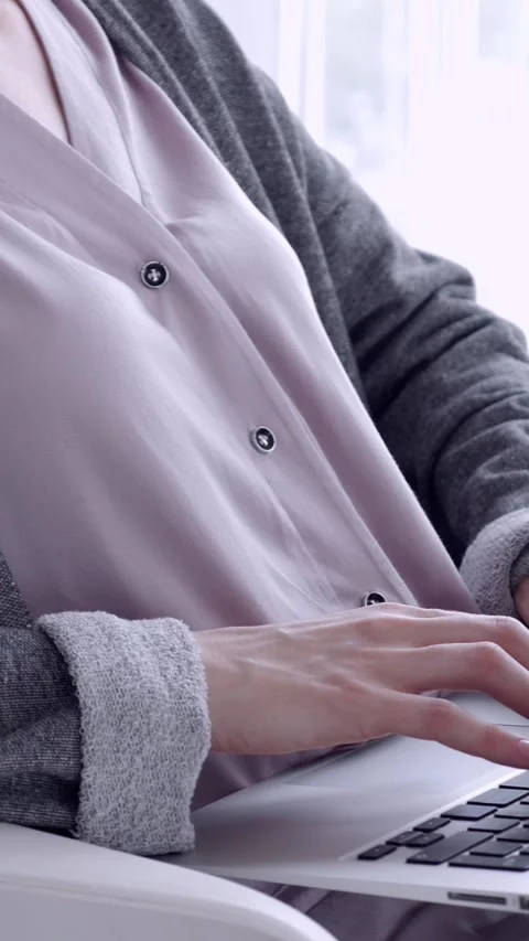 Woman Student Engaged In E-Learning On Laptop At Home Stock Footage 305552782