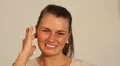 woman suffering Earache HD Footage