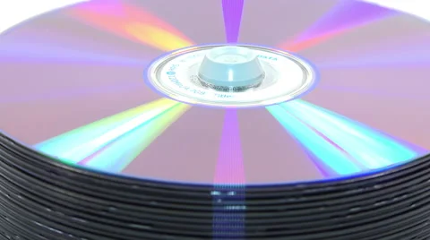 Woman take a CD. 4K Stock Footage 45947258