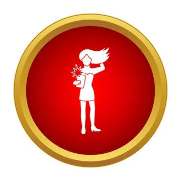 Woman taking selfie using smartphone with flash icon Stock Illustration