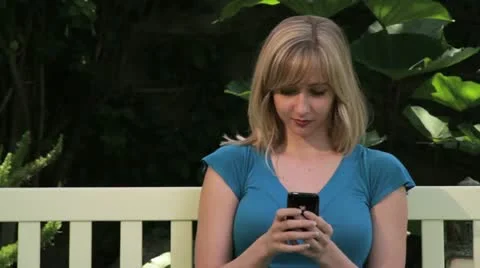 Woman Talking on Mobile Phone Stock Footage 11237709