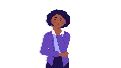 Woman thinking, Eureka. hand gesture. Concept of a great idea, brainstorming Video stock 258481682