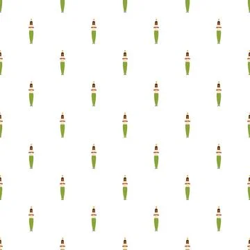 Woman thinking seamless pattern for creative background Stock Illustration