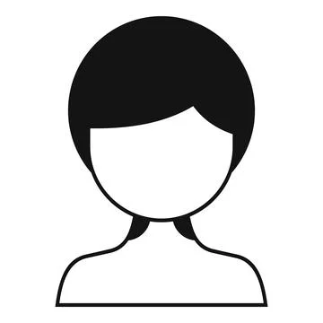 Woman tonsillitis icon simple vector. Mouth anatomy Stock Illustration