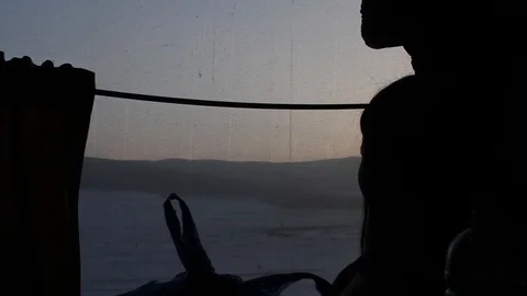 Woman in a train Video stock 88398585