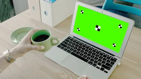 Woman typing on a computer Stock Footage 80431758