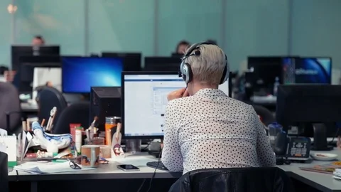 Woman typing text Stock Footage 76400570