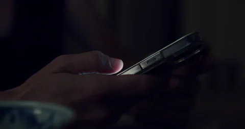 Woman use smartphone, type, scroll or swipe screen Stock Footage 230074191