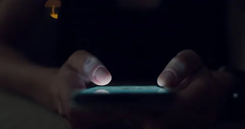 Woman use smartphone, type, scroll or swipe screen Stock-Footage 230155671