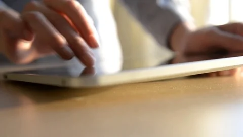 Woman using computer for on line shopping with credit card Stock Footage 73736529